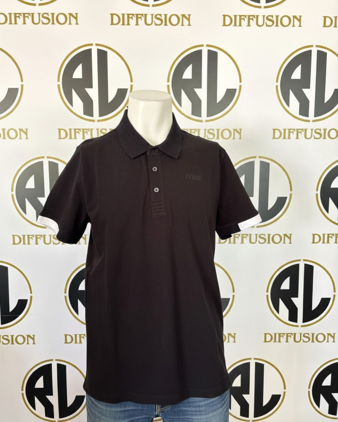 Polo uomo nera | RL Diffusion