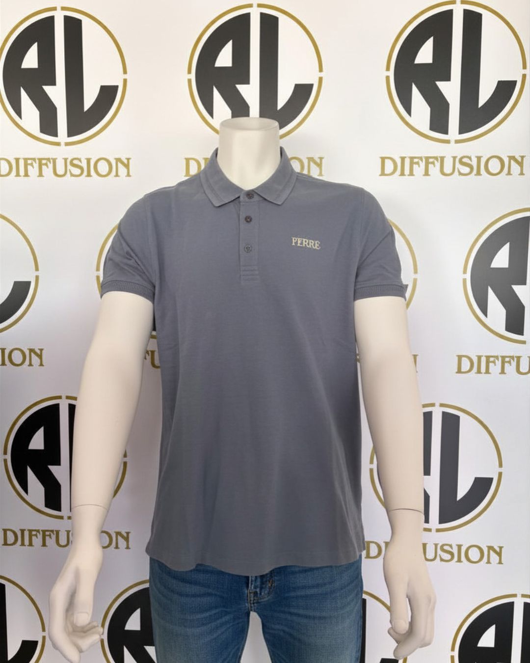 Polo uomo grigia | RL Diffusion