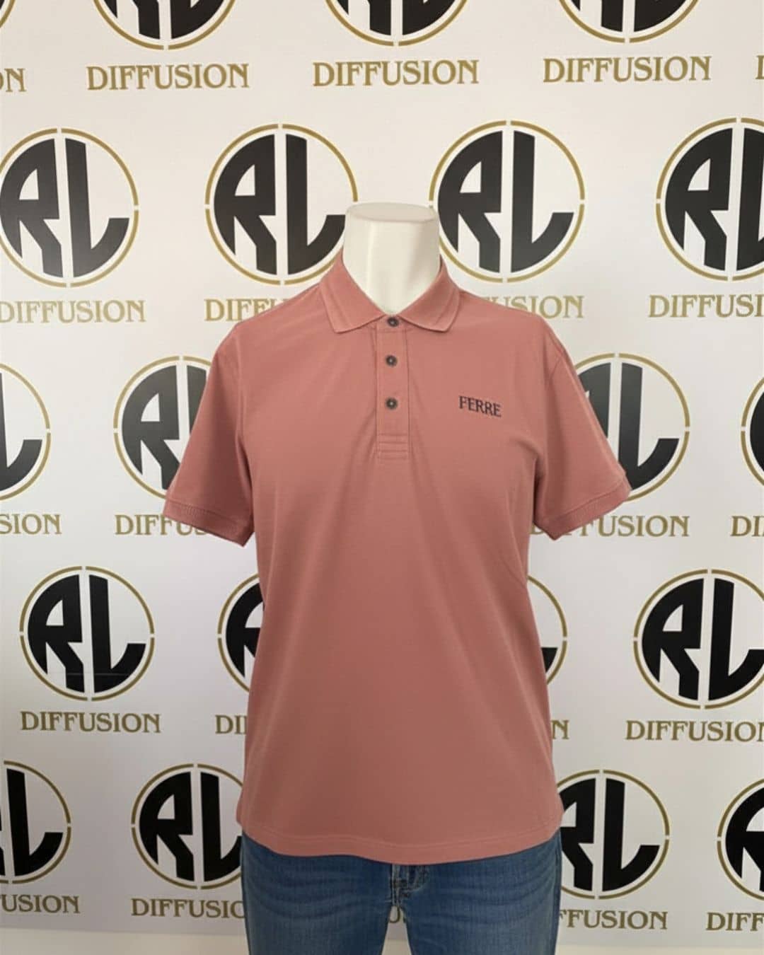 Polo uomo Salmone | RL Diffusion