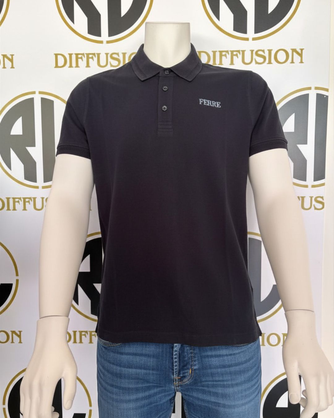 Polo uomo nera | RL Diffusion